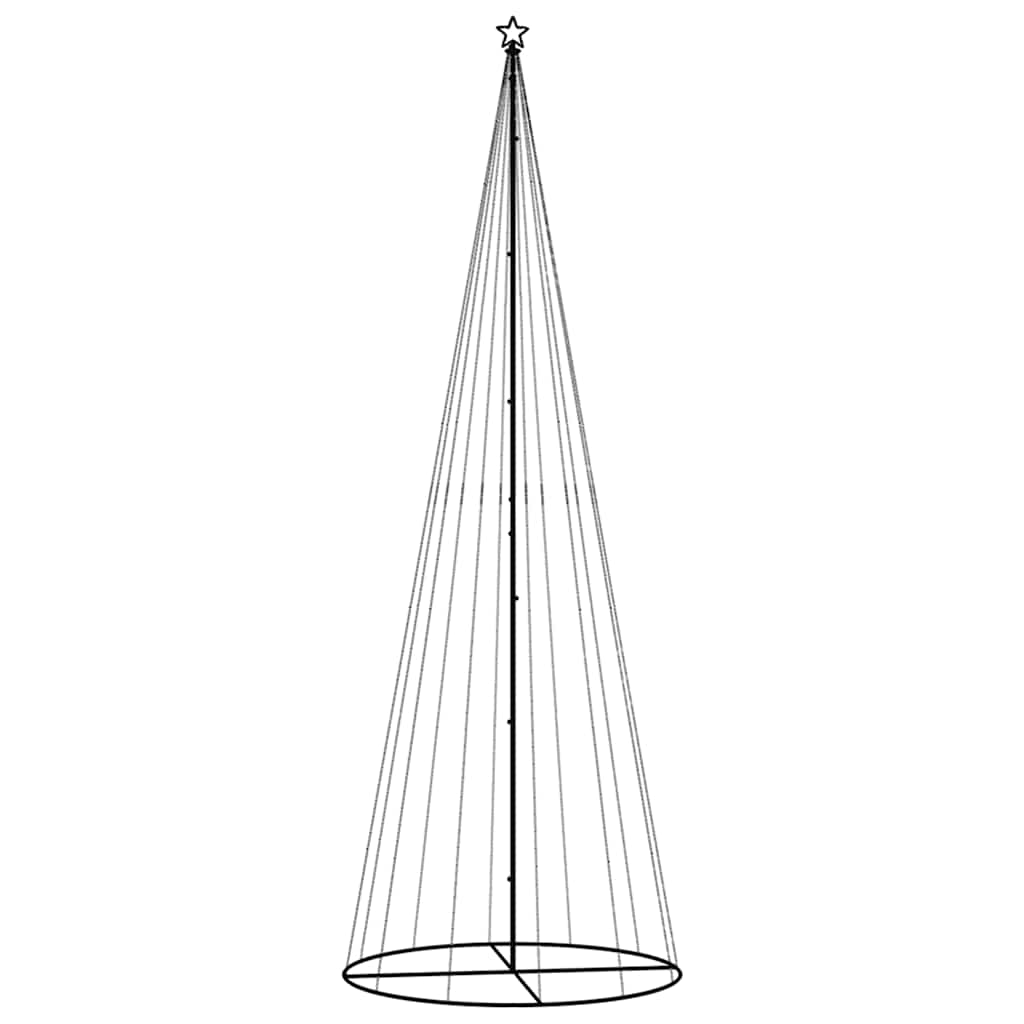 Albero di Natale a Cono Blu 732 LED 160x500 cm 343496