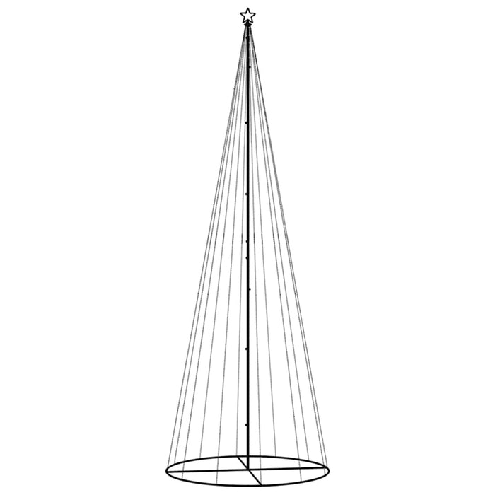 Albero di Natale a Cono Blu 732 LED 160x500 cm 343496