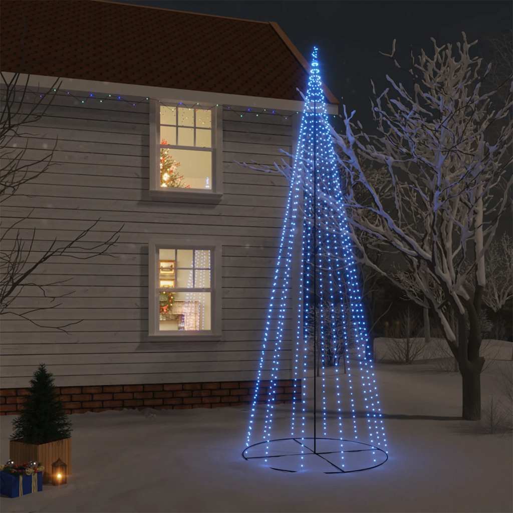 Albero di Natale a Cono Blu 732 LED 160x500 cm 343496