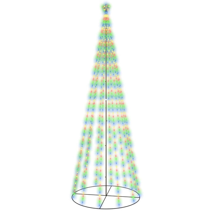 Albero di Natale a Cono Colorato 732 LED 160x500 cm 343497