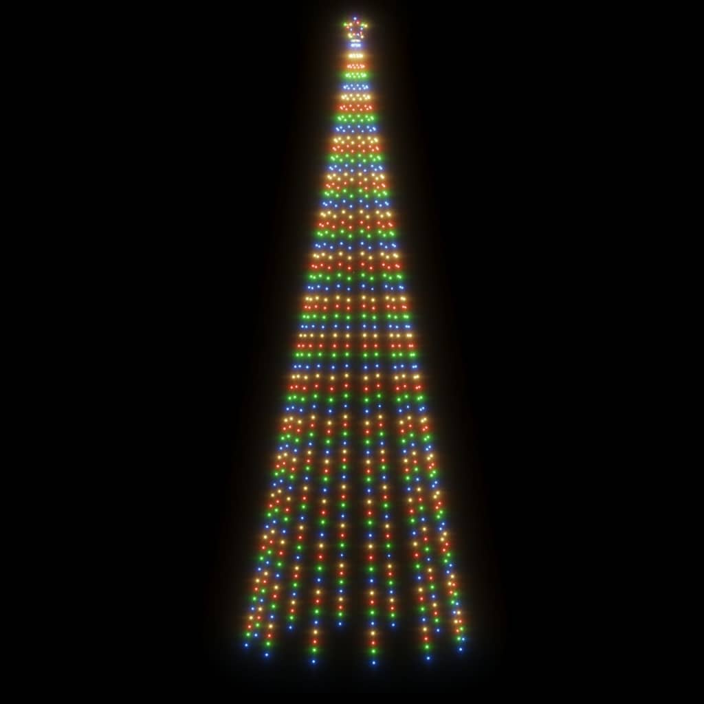 Albero di Natale a Cono Colorato 732 LED 160x500 cm 343497