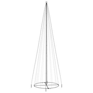 Albero di Natale a Cono Bianco Freddo 1134 LED 230x800 cm 343499