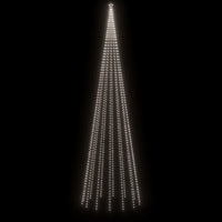 Albero di Natale a Cono Bianco Freddo 1134 LED 230x800 cm 343499
