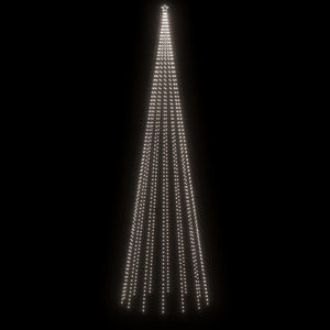 Albero di Natale a Cono Bianco Freddo 1134 LED 230x800 cm 343499
