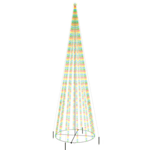 Albero di Natale a Cono Colorato 1134 LED 230x800 cm 343501