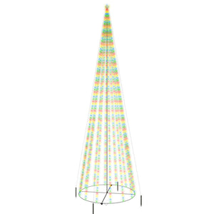 Albero di Natale a Cono Colorato 1134 LED 230x800 cm 343501