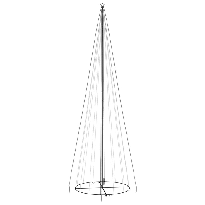 Albero di Natale a Cono Colorato 1134 LED 230x800 cm 343501