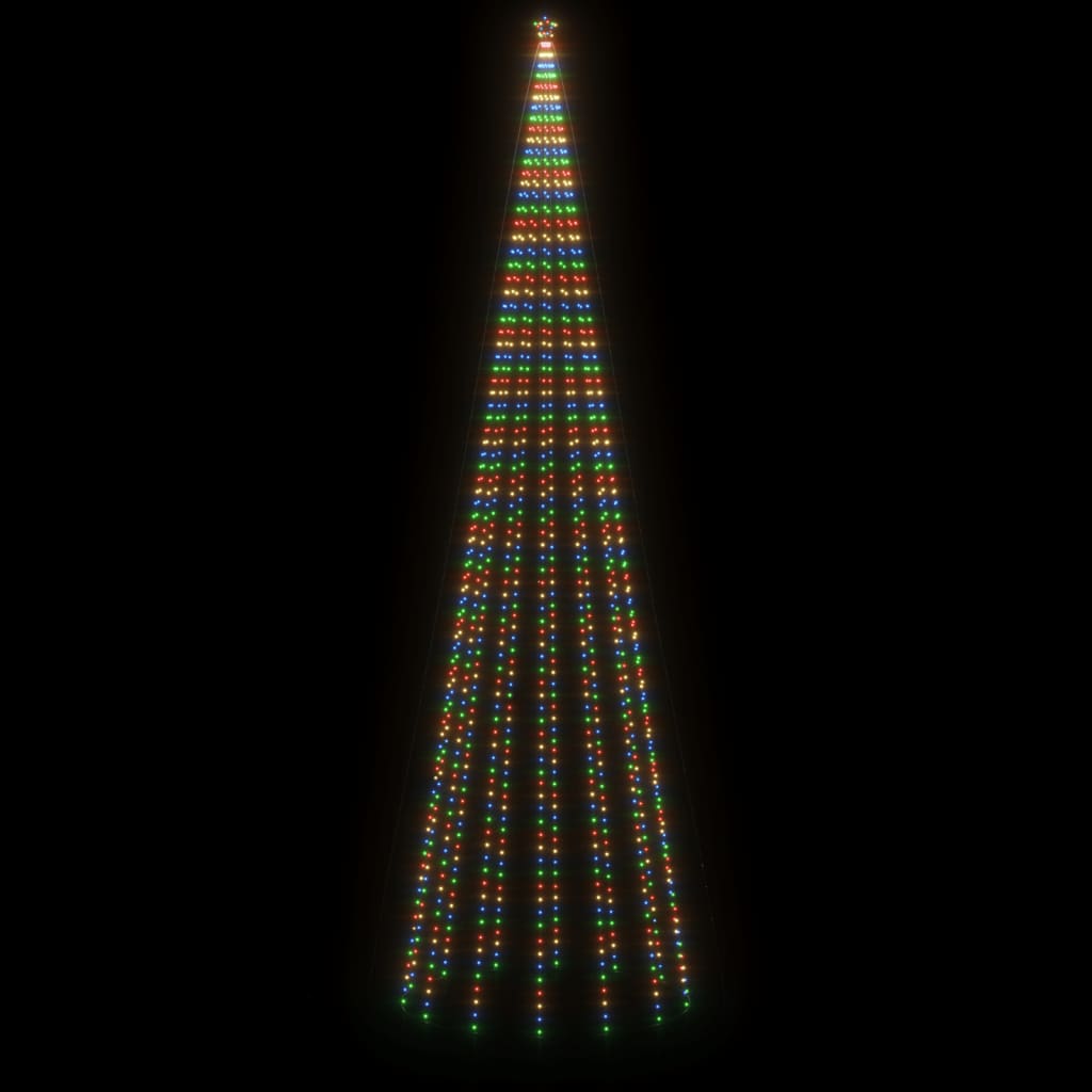Albero di Natale a Cono Colorato 1134 LED 230x800 cm 343501