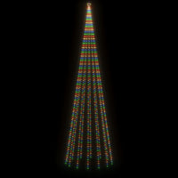Albero di Natale a Cono Colorato 1134 LED 230x800 cm 343501