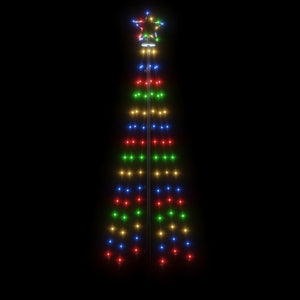 Albero di Natale con Puntale Colorato 108 LED 180 cm cod mxl 19305