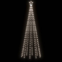 Albero di Natale con Puntale Bianco Freddo 310 LED 300 cm 343555