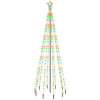 Albero di Natale con Puntale Colorato 310 LED 300 cm 343556