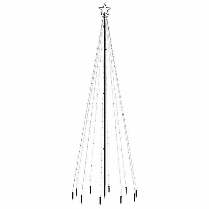 Albero di Natale con Puntale Colorato 310 LED 300 cm 343556