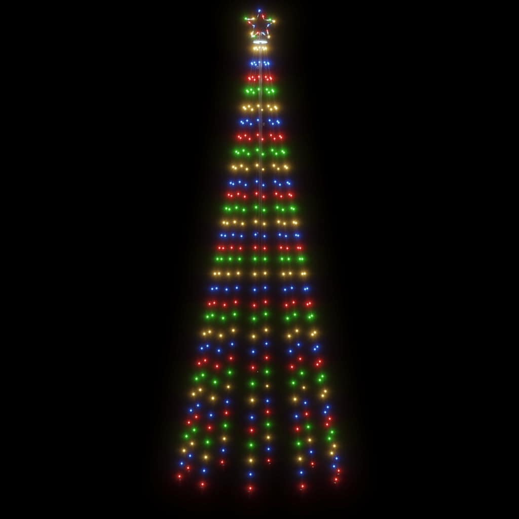 Albero di Natale con Puntale Colorato 310 LED 300 cm 343556