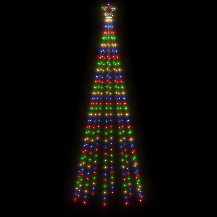 Albero di Natale con Puntale Colorato 310 LED 300 cm 343556