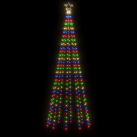 Albero di Natale con Puntale Colorato 310 LED 300 cm 343556