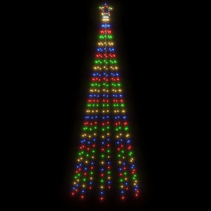 Albero di Natale con Puntale Colorato 310 LED 300 cm 343556