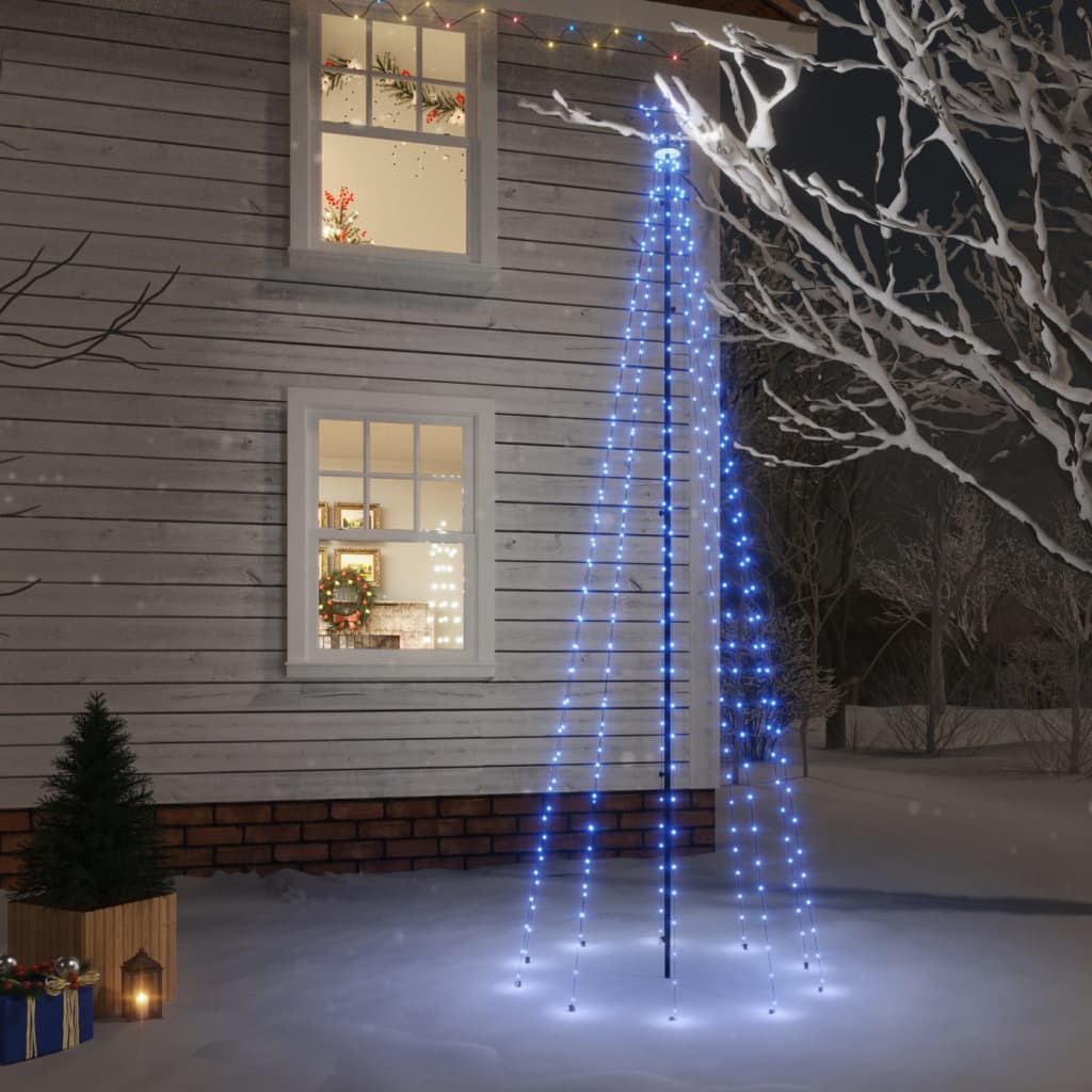 Albero di Natale con Puntale Blu 310 LED 300 cm 343557