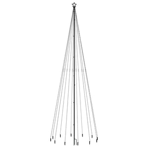 Albero di Natale con Puntale Colorato 732 LED 500 cm 343560