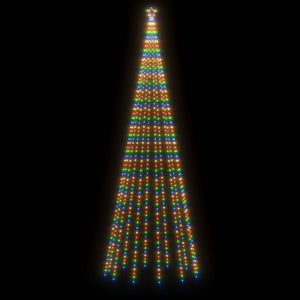 Albero di Natale con Puntale Colorato 732 LED 500 cm 343560
