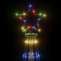 Albero di Natale con Puntale Colorato 732 LED 500 cm 343560