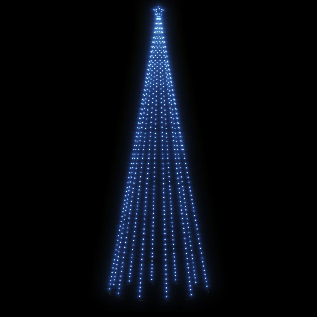 Albero di Natale con Puntale Blu 732 LED 500 cm 343561