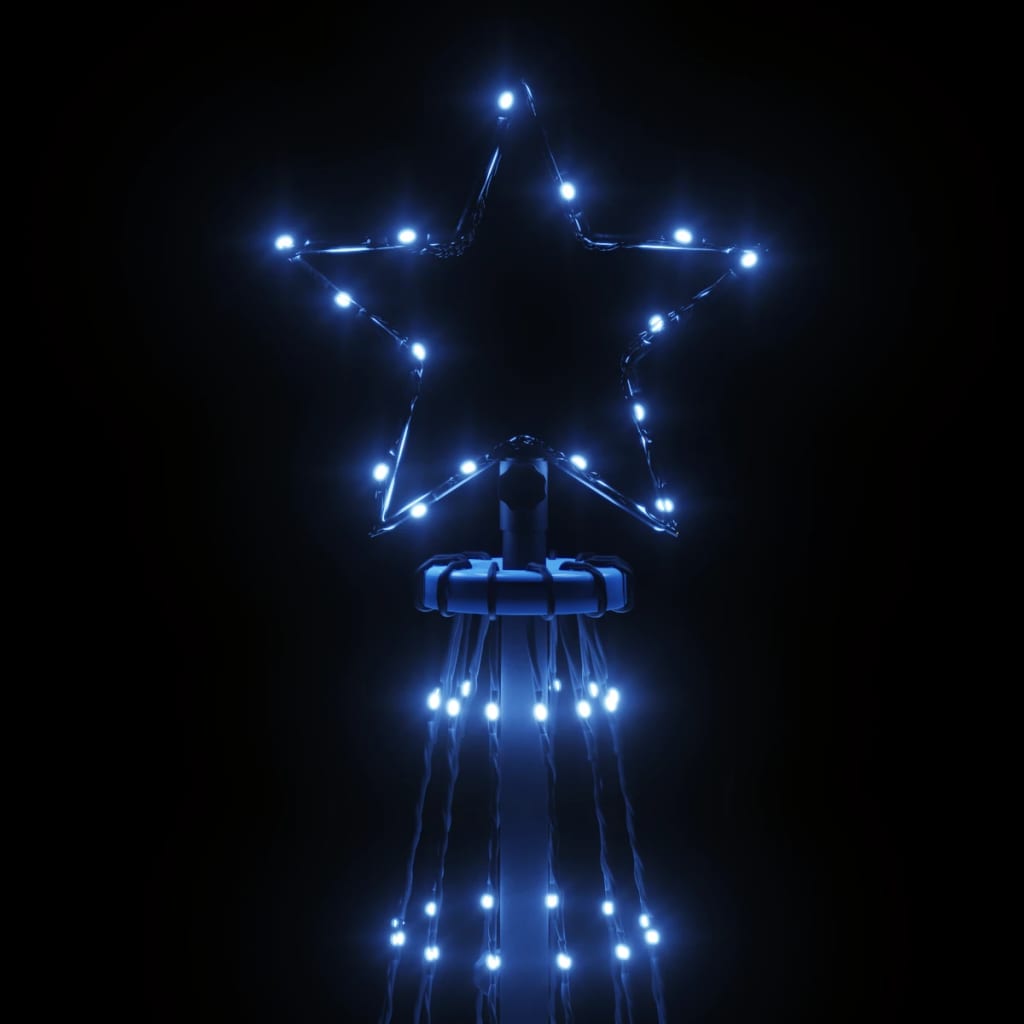 Albero di Natale con Puntale Blu 732 LED 500 cm 343561