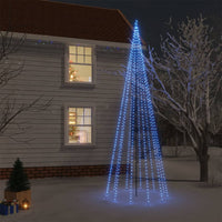 Albero di Natale con Puntale Blu 732 LED 500 cm 343561