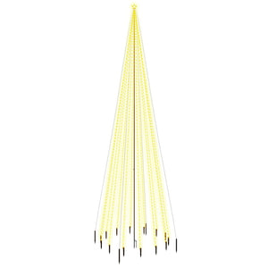 Albero di Natale con Puntale Bianco Caldo 1134 LED 800 cm 343562