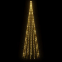 Albero di Natale con Puntale Bianco Caldo 1134 LED 800 cm 343562