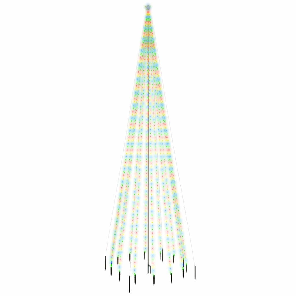 Albero di Natale con Puntale Colorato 1134 LED 800 cm 343564