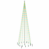 Albero di Natale con Puntale Colorato 1134 LED 800 cm 343564
