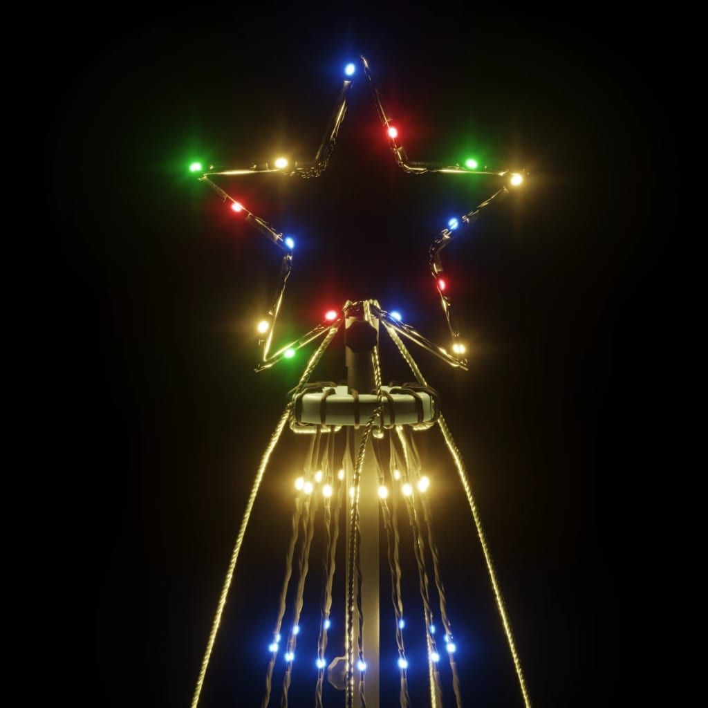 Albero di Natale con Puntale Colorato 1134 LED 800 cm 343564