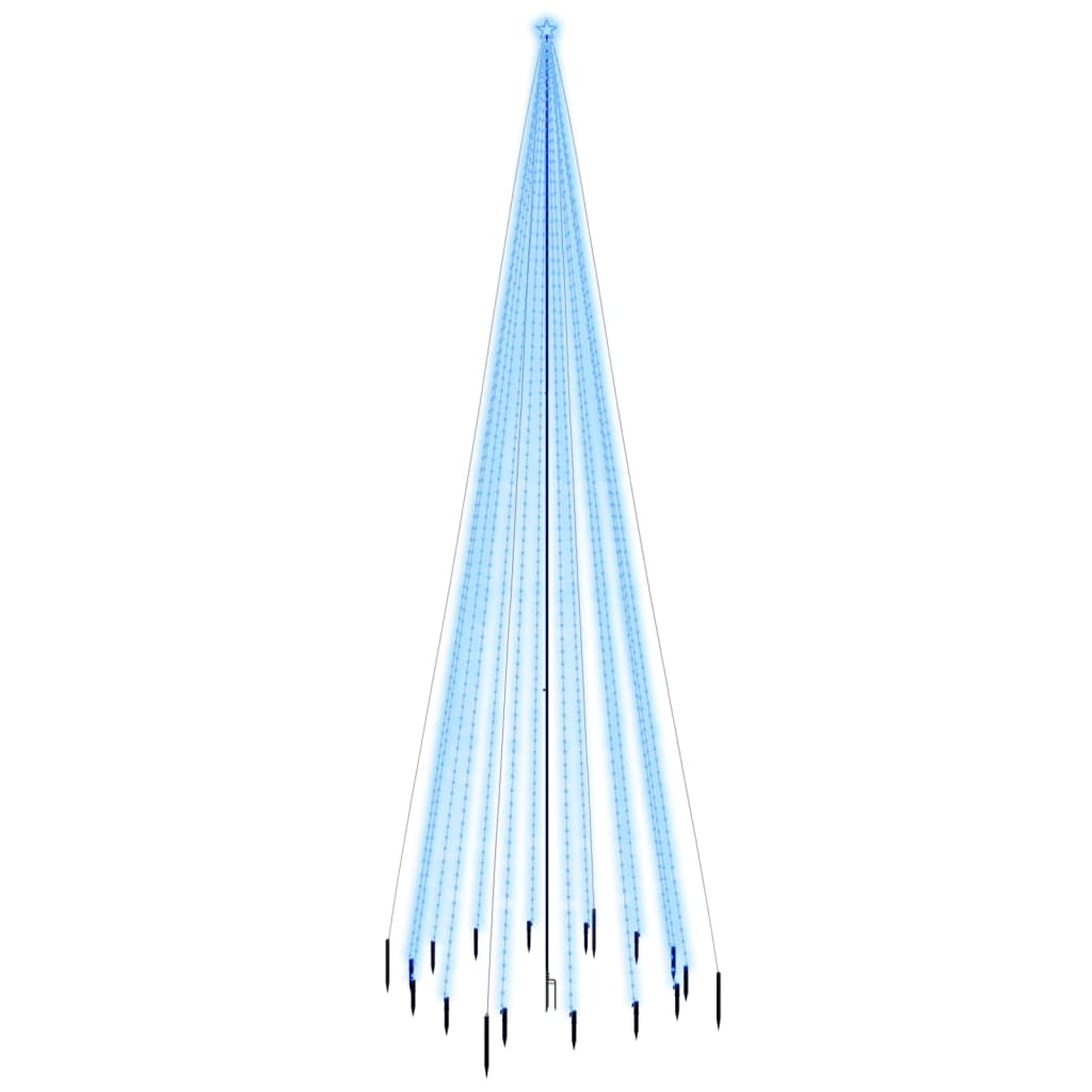 Albero di Natale con Puntale Blu 1134 LED 800 cm 343565