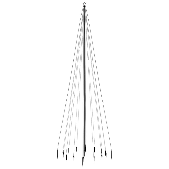 Albero di Natale con Puntale Blu 1134 LED 800 cm 343565