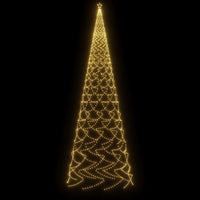 Albero di Natale con Puntale Bianco Caldo 3000 LED 800 cm 343578