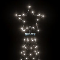 Albero di Natale con Puntale Bianco Freddo 3000 LED 800 cm 343579