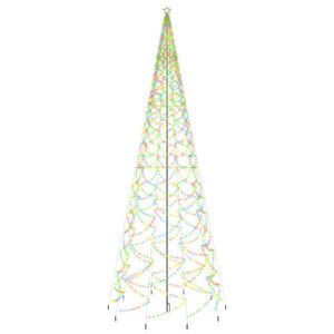 Albero di Natale con Puntale Colorato 3000 LED 800 cm 343580
