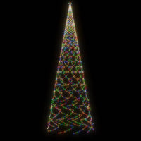 Albero di Natale con Puntale Colorato 3000 LED 800 cm 343580