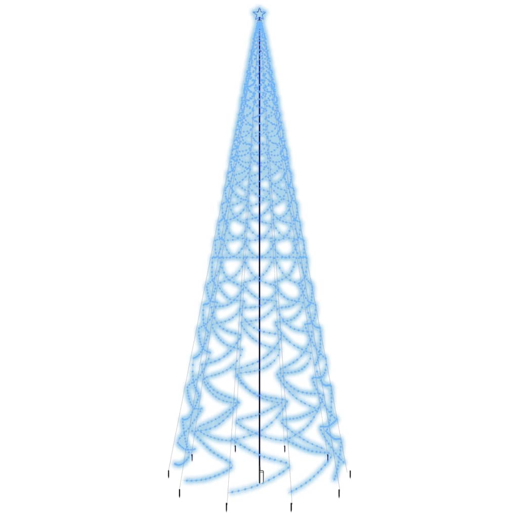 Albero di Natale con Puntale Blu 3000 LED 800 cm 343581
