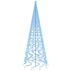 Albero di Natale con Puntale Blu 3000 LED 800 cm 343581