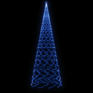 Albero di Natale con Puntale Blu 3000 LED 800 cm 343581