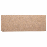 Tappetini Autoadesivi per Scale 15 pz 65x24,5x3,5 cm Beige 343476
