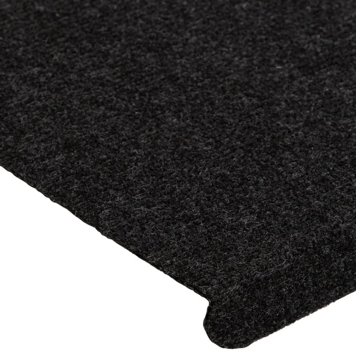 Tappetini Autoadesivi per Scale 15 pz 65x24,5x3,5 cm Nero 343478