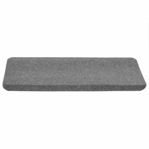 Tappetini Autoadesivi per Scale 15 pz 65x24,5x3,5 cm Grigio 343479