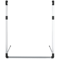 Appendiabiti Telescopico per Armadio Argento 344374