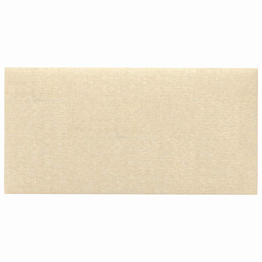 Pannelli Murali 12 pz Crema 30x15 cm Tessuto 0,54 mÂ² cod mxl 19003