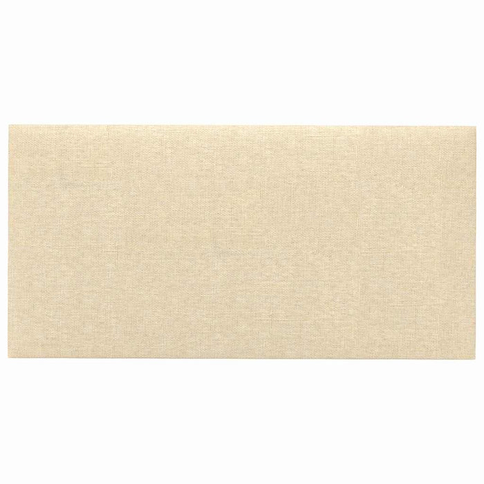 Pannelli Murali 12 pz Crema 30x15 cm Tessuto 0,54 mÂ² cod mxl 19003