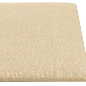 Pannelli Murali 12 pz Crema 30x15 cm Tessuto 0,54 m² 343760