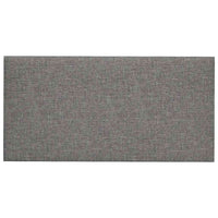 Pannelli Murali 12 pz Grigio Chiaro 30x15 cm Tessuto 0,54 mÂ² cod mxl 18916
